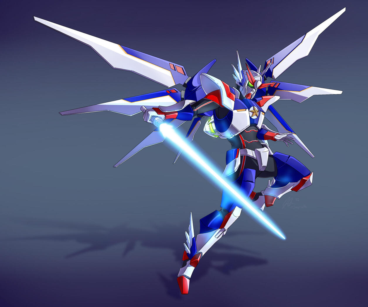 2023 - Custom Gundam design (Commission) 2023 - Custom Gundam design (Commission)