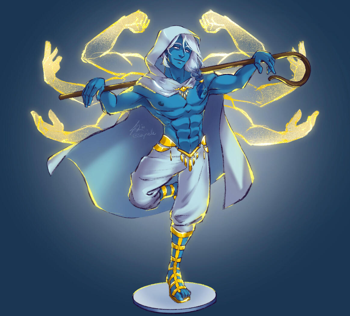 2022 - Nephelo Din, Aasimar Monk 2022 - Nephelo Din, Aasimar Monk