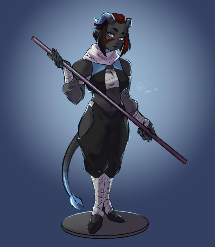 2022 - Perseverance, Tiefling Barbarian 2022 - Perseverance, Tiefling Barbarian